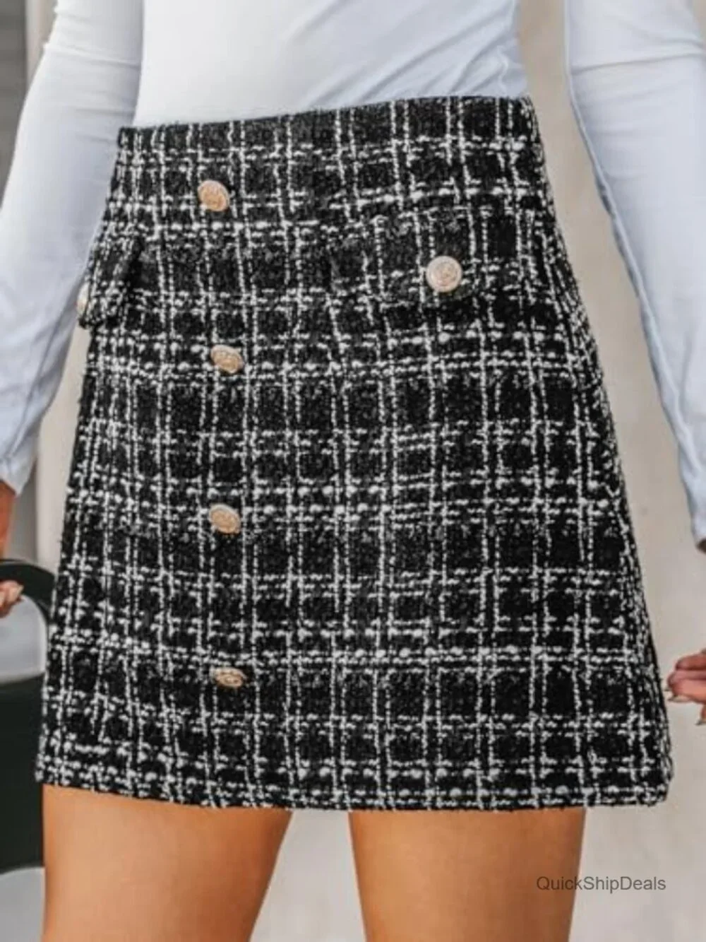 N/A flattering plaid